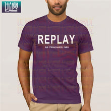 Load image into Gallery viewer, Song REPLAY- RUE ETIENNE MARCEL PARIS T-SHIRT Clothes Popular T-Shirt Crewneck Cotton Tees Tops Summer Tees Cotton T-Shirt