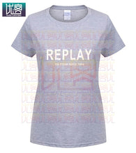 Load image into Gallery viewer, Song REPLAY- RUE ETIENNE MARCEL PARIS T-SHIRT Clothes Popular T-Shirt Crewneck Cotton Tees Tops Summer Tees Cotton T-Shirt