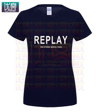 Load image into Gallery viewer, Song REPLAY- RUE ETIENNE MARCEL PARIS T-SHIRT Clothes Popular T-Shirt Crewneck Cotton Tees Tops Summer Tees Cotton T-Shirt