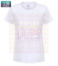 Load image into Gallery viewer, Song REPLAY- RUE ETIENNE MARCEL PARIS T-SHIRT Clothes Popular T-Shirt Crewneck Cotton Tees Tops Summer Tees Cotton T-Shirt
