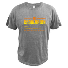 Load image into Gallery viewer, The Dadalorian Defination T Shirt Like A Dad Just Way Cooler Vintage Tshirt Crew Neck Short Sleeve Tee Tops
