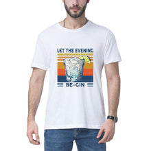 Load image into Gallery viewer, New fashion promotion Martini Cocktail Let The Evening Be Gin Funny Vintage Men&#39;s T-Shirt Cotton Tee women&#39;s sweatshirts
