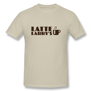 Latte Larry S Curb Your Enthusiasm T-Shirt Men's Basic Short Sleeve T-Shirt European Size