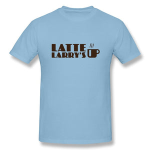 Latte Larry S Curb Your Enthusiasm T-Shirt Men's Basic Short Sleeve T-Shirt European Size