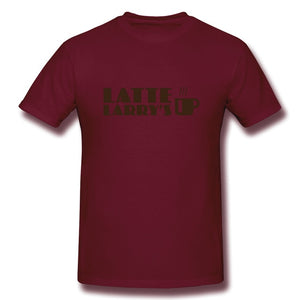 Latte Larry S Curb Your Enthusiasm T-Shirt Men's Basic Short Sleeve T-Shirt European Size
