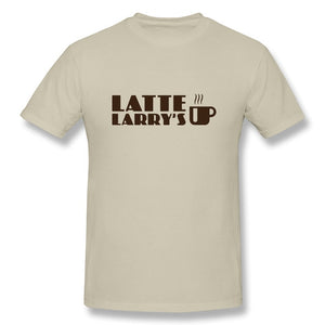 Latte Larry S Curb Your Enthusiasm T-Shirt Men's Basic Short Sleeve T-Shirt European Size