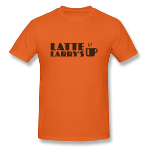 Latte Larry S Curb Your Enthusiasm T-Shirt Men's Basic Short Sleeve T-Shirt European Size