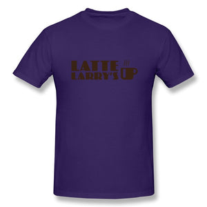 Latte Larry S Curb Your Enthusiasm T-Shirt Men's Basic Short Sleeve T-Shirt European Size