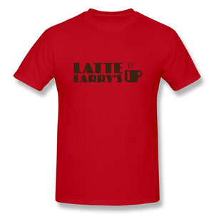 Latte Larry S Curb Your Enthusiasm T-Shirt Men's Basic Short Sleeve T-Shirt European Size