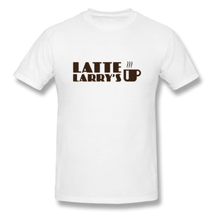 Latte Larry S Curb Your Enthusiasm T-Shirt Men's Basic Short Sleeve T-Shirt European Size