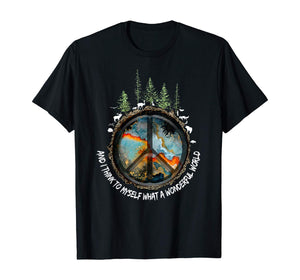 And I Think To Myself What A Wonderful World Hippie Shirt